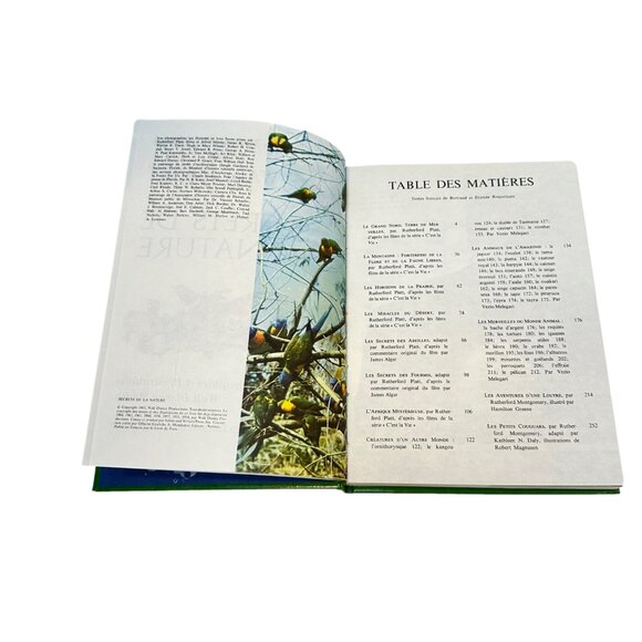 Le Monde Enchante de Walt Disney Nature & Contes Book Lot 2 Francais - Picture 10 of 14